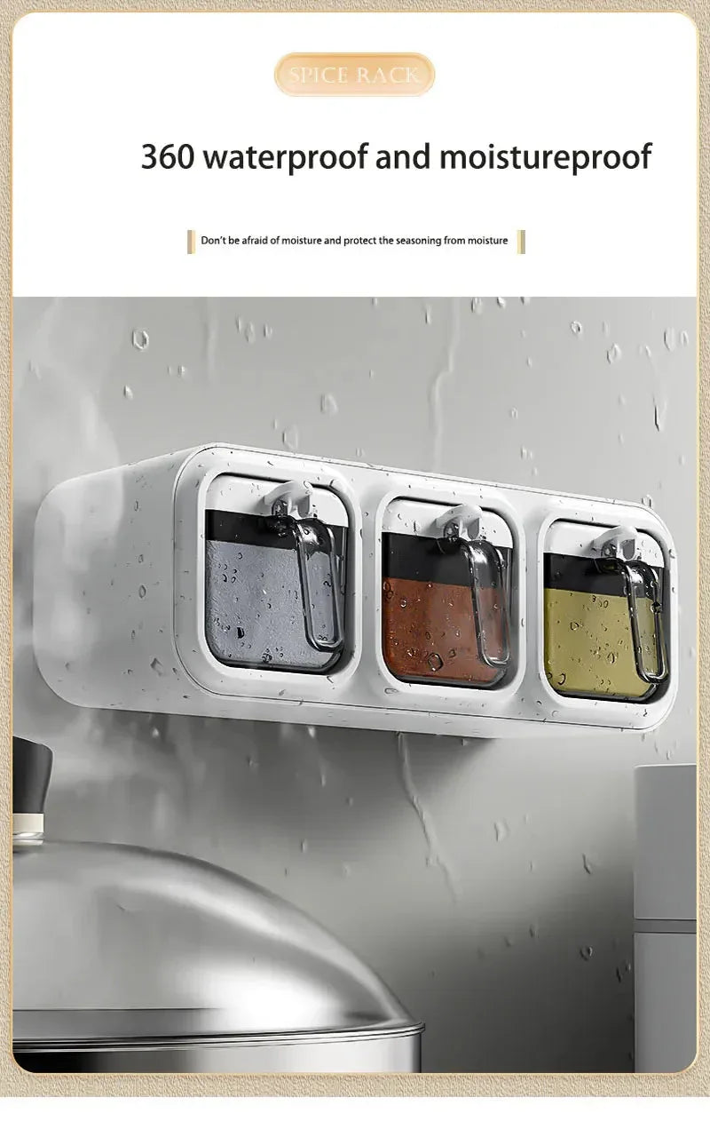 Wall Mount Spice Rack Organizer A1