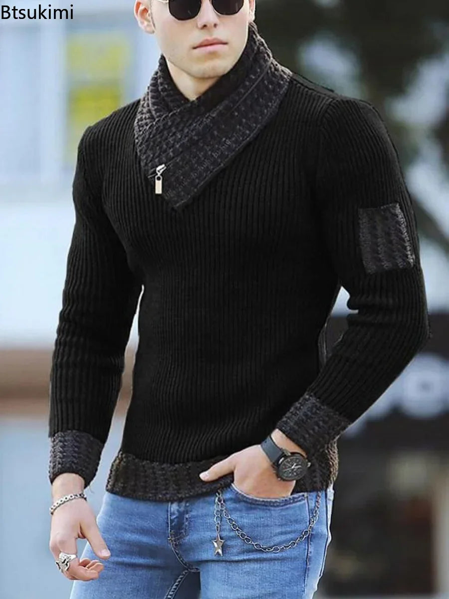 Knitted Sweater Wool Turtleneck