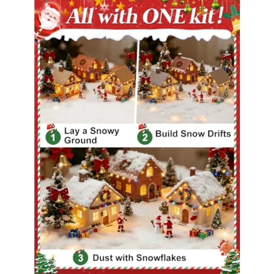 Christmas Fake Snow Blankets