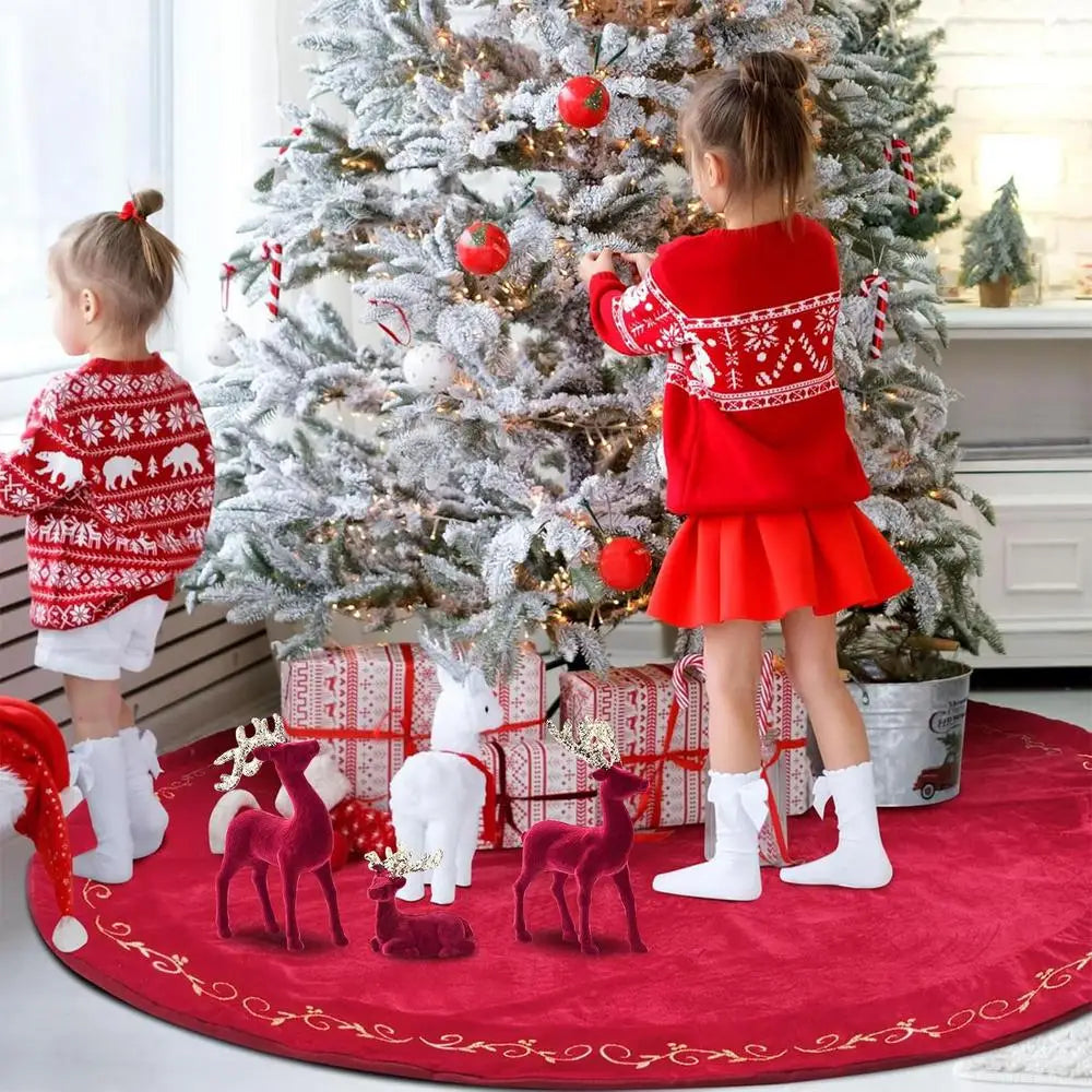 3PCS Reindeer Christmas Figurines – Festive Elk Decorations United States