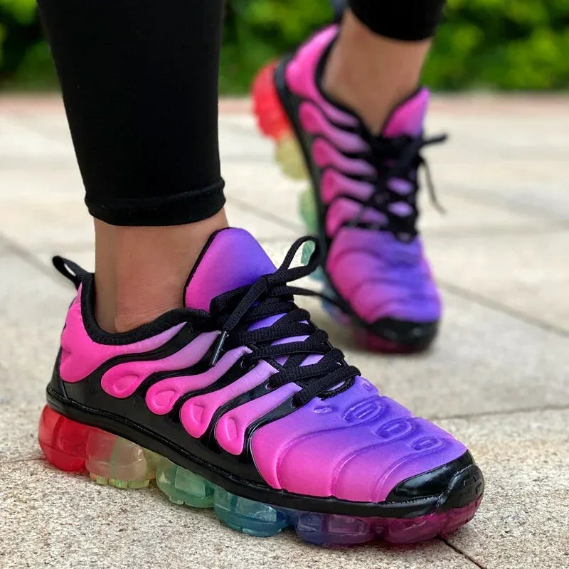 Running Training Fitness Sneakers Summer Women Sports Shoes Purple / 5