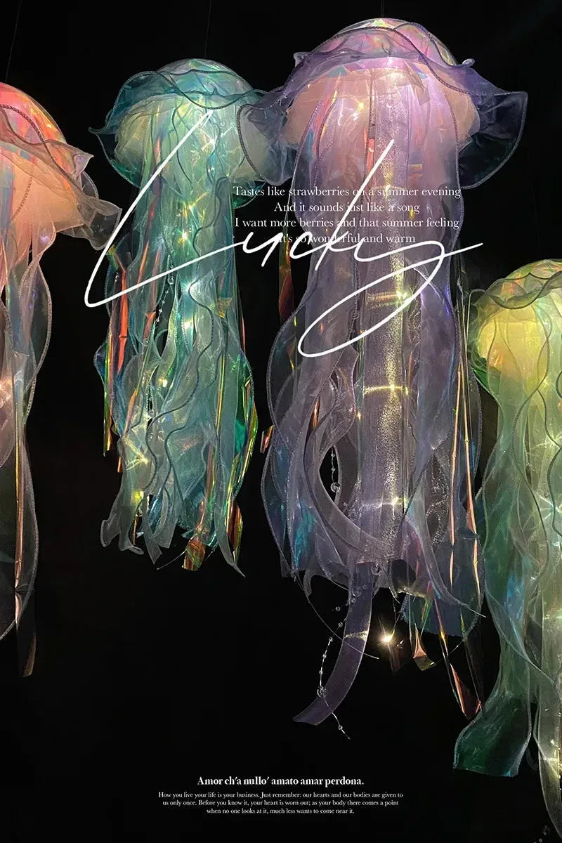 Jellyfish Lamp Home Decoration Upgraded pink