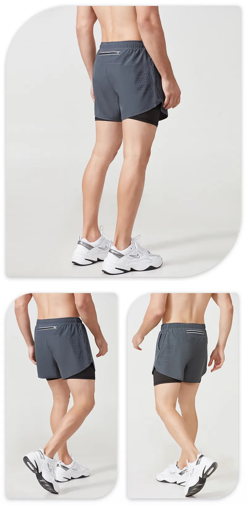 Sportswear Double-deck running Training Short