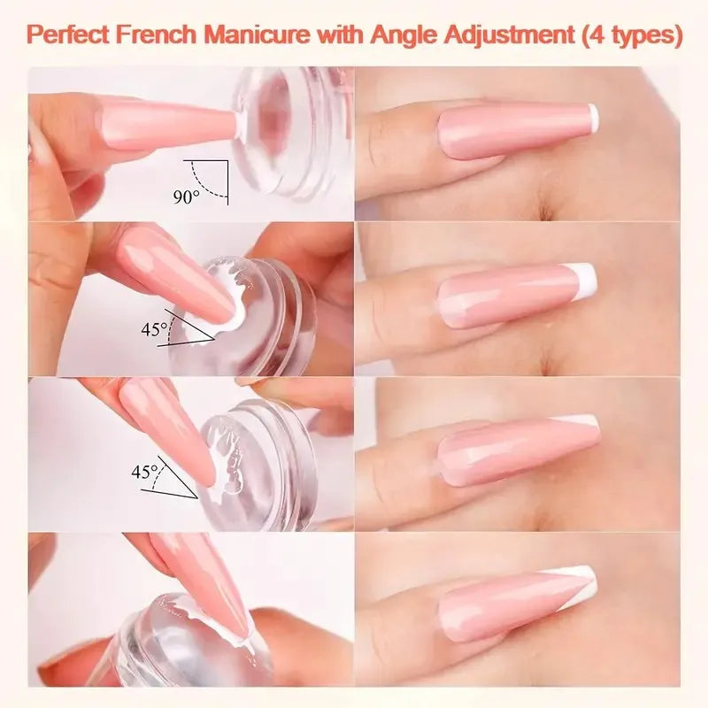 Silicone Transparent Nail Art