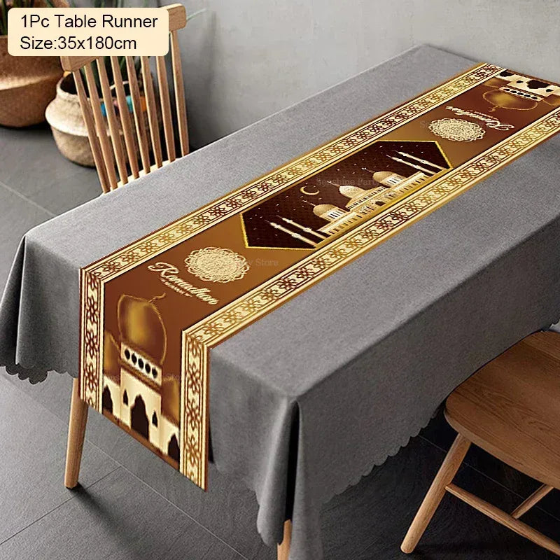 Tablecloth Table Runner Banner Balloons table runner-02