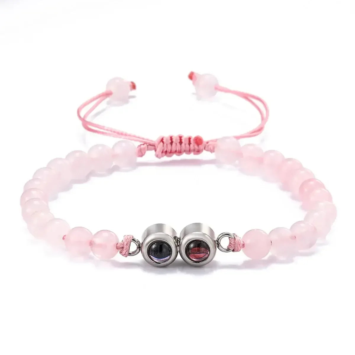 Multiple Photo Projection Bracelets Style 12 / Gold Beads / United States