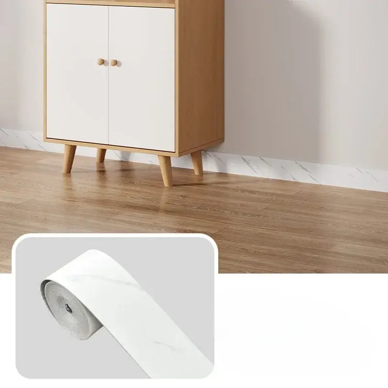 5m Self-Adhesive Foam Skirting Board Wall Sticker