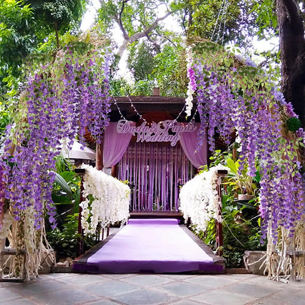 Artificial Flower Vines Wedding Home Decoration