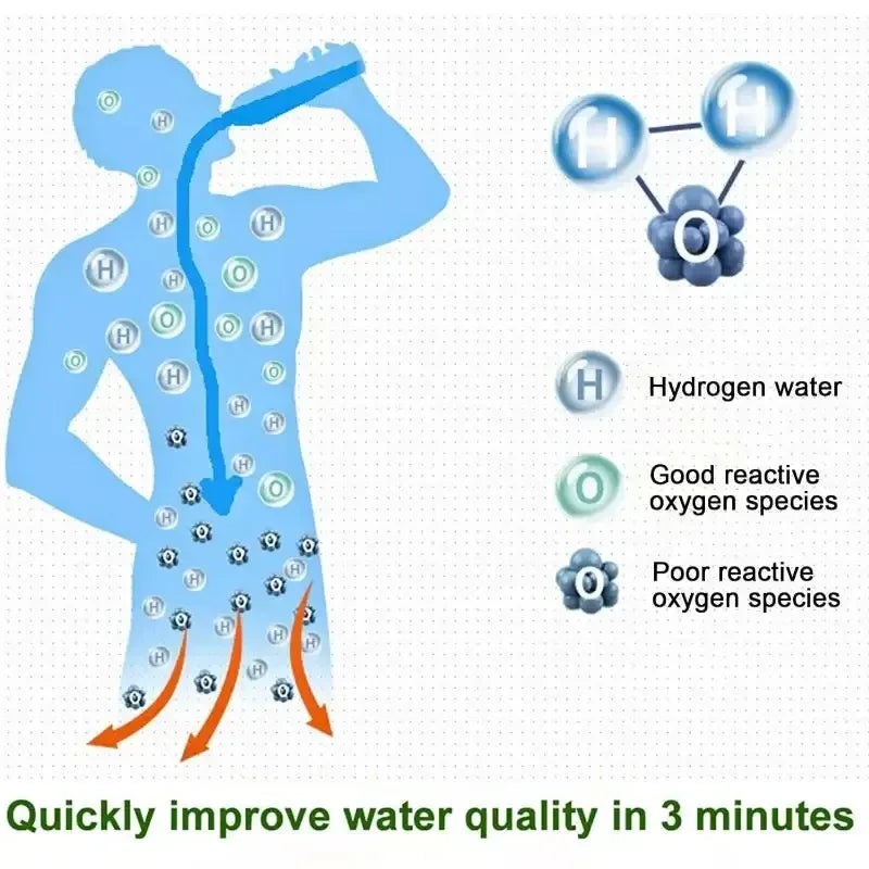Hydrogen Water Bottle Black