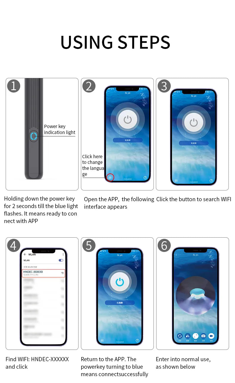 Wireless Intelligent Visual Ear Pick Cleaner