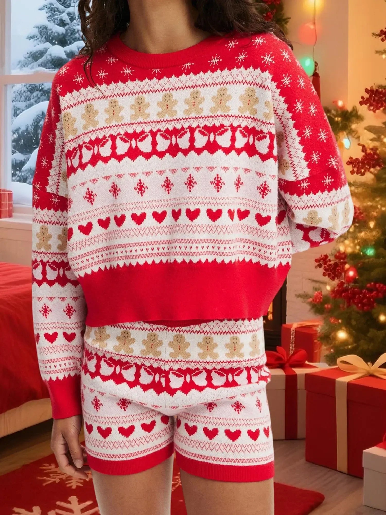 Women’s Christmas Santa Outfit set Red / M / United States