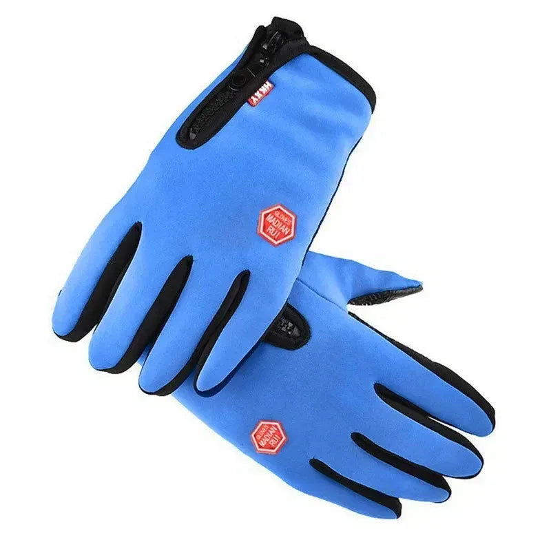 Waterproof Winter Gloves for Men Women style1-pink / M