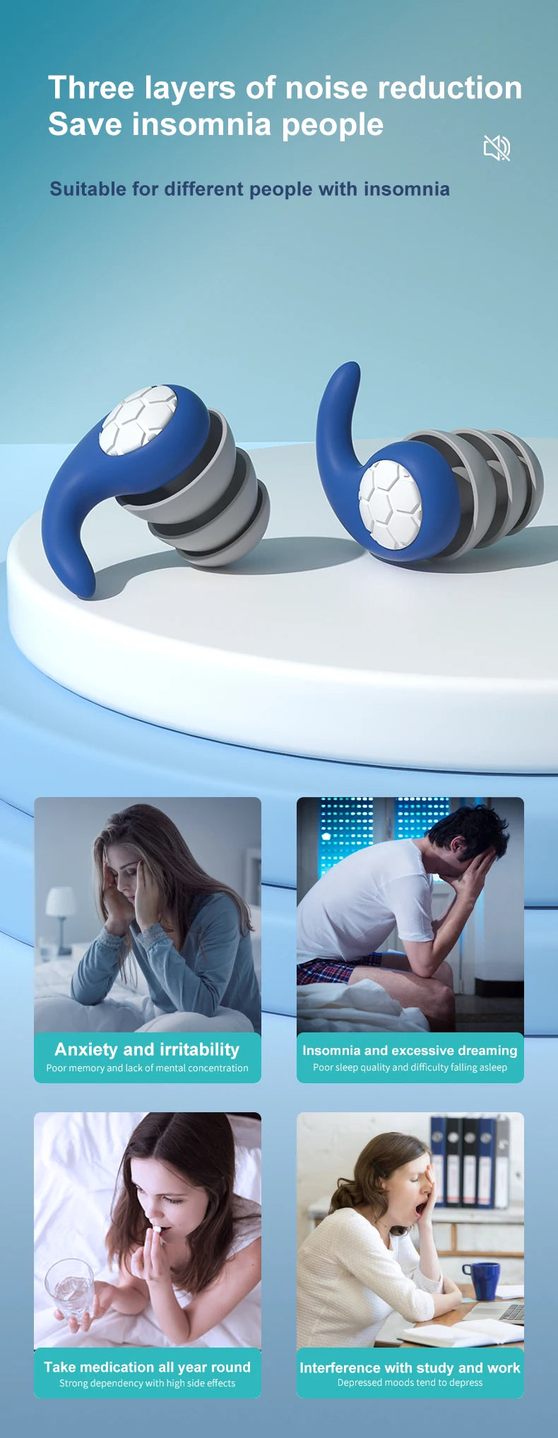 Sleep Noise Reduction Earplug