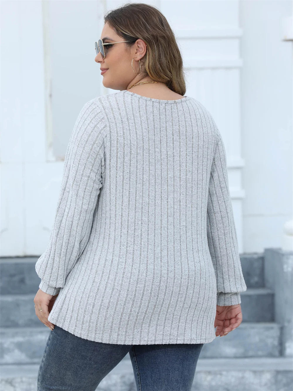 Plus Size Long Sleeve T Shirts for Women