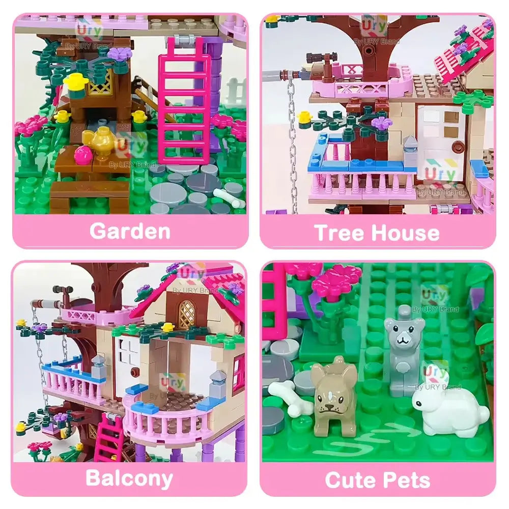 Friends City Tree House Building Block Set