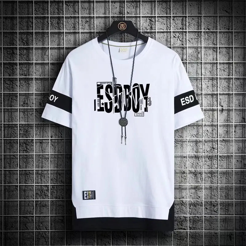 Men Casual Harajuku Men Clothing Graphics T Shirts