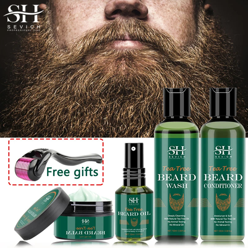 Beard Growth Kit For Men Nourishing Moisturizing Moustache