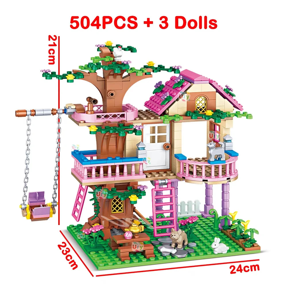 Friends City Tree House Building Block Set
