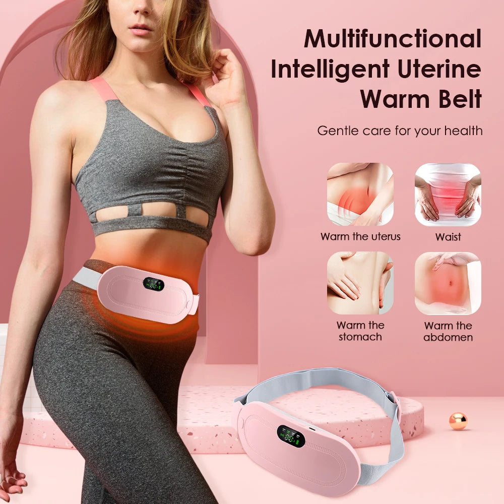 Electric Period Cramp Relief Massager with Heating Pad