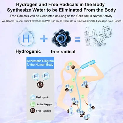 Hydrogen Water Bottle Black