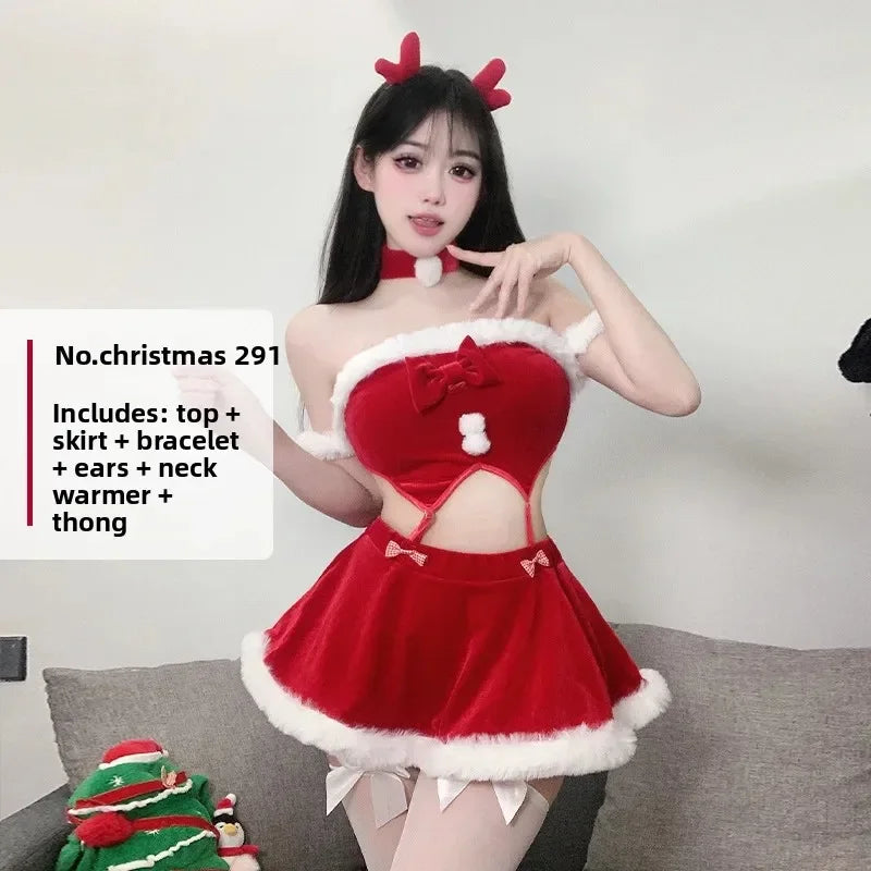 Christmas Rabbit Girl Cosplay Costume