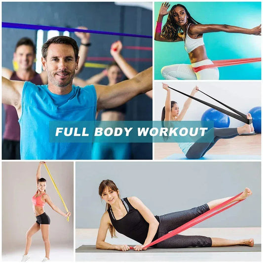 Yoga Sport Resistance Bands Pilates Training Fitness Green / 1500x150mm