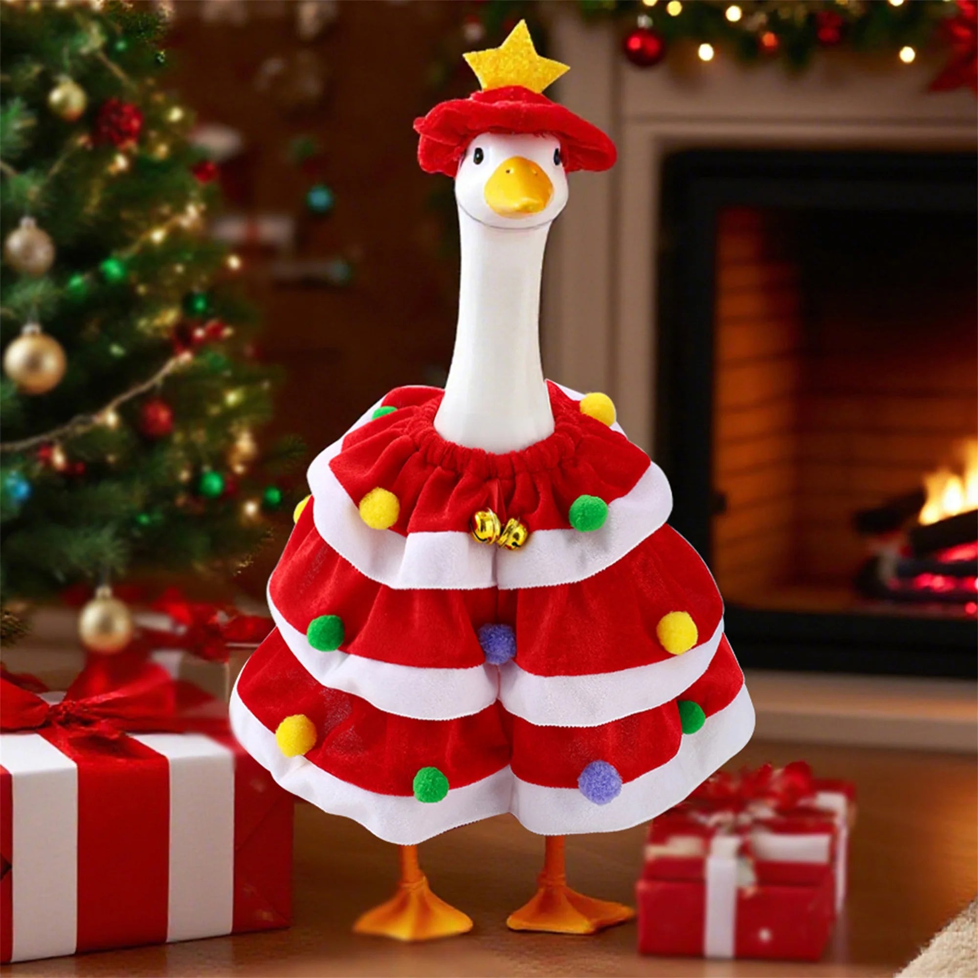 Festive Holiday Goose Costume Set