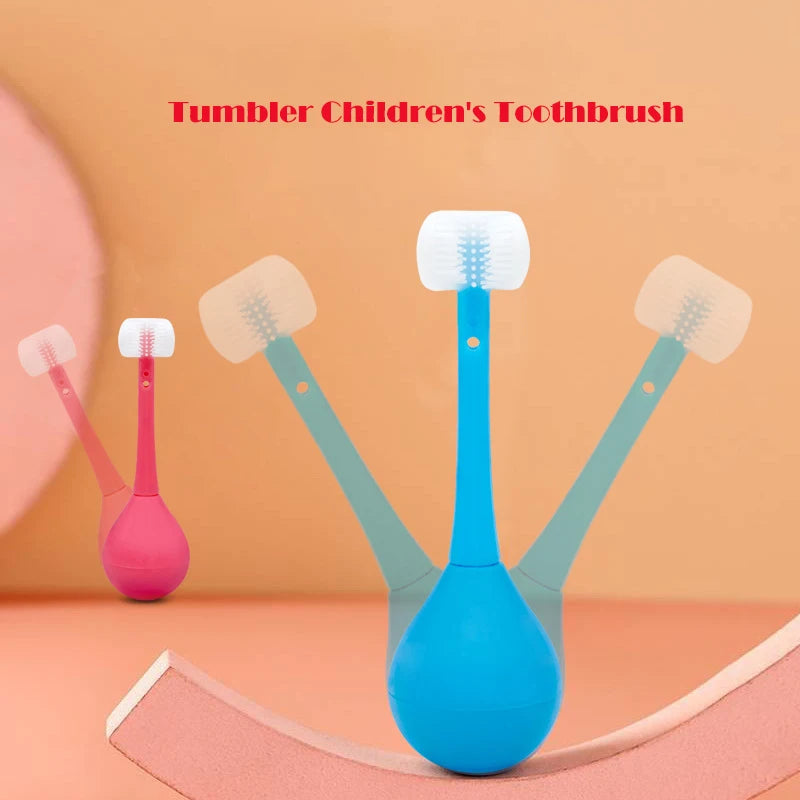 Three-Sided Toothbrush For Children