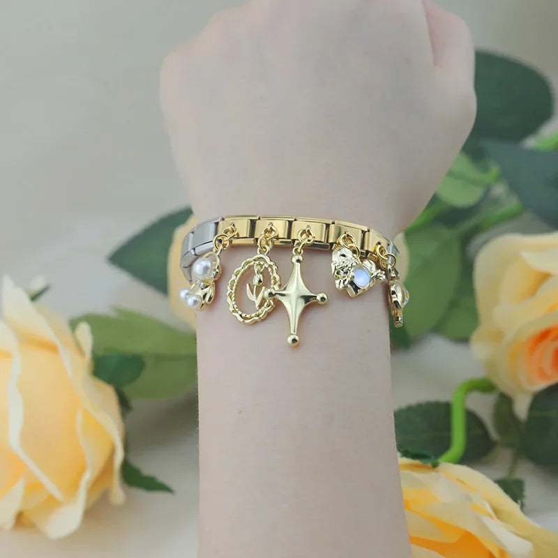 Charm Gold Bracelet