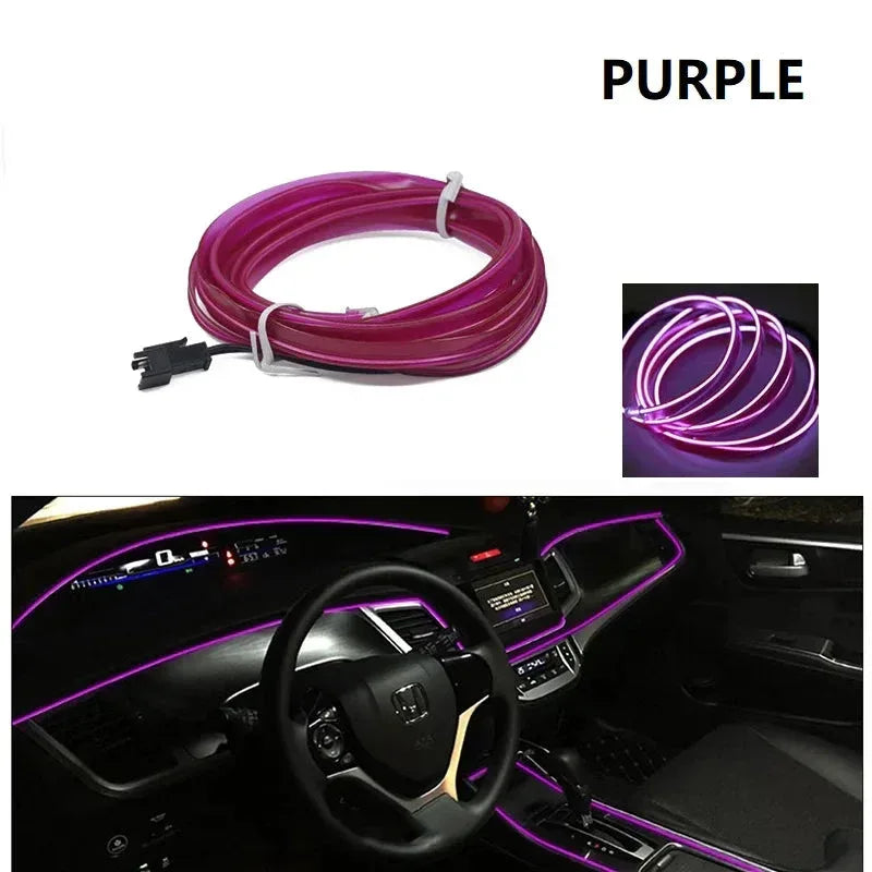 Neon LED Light Glow EL Wire String Strip Rope Minx