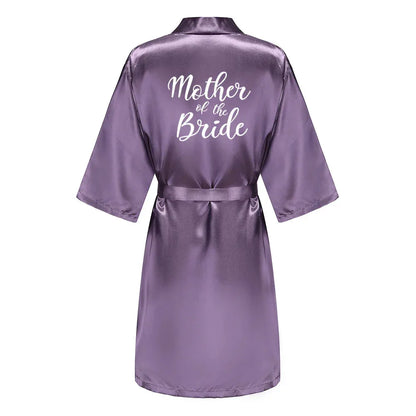 Mother Shower Gift Bridesmaid Wedding Short Robes As the photo show 1 / S