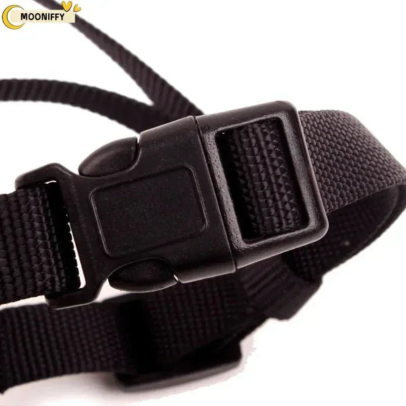 Soft Silicone Pet Muzzle Breathable Basket black / SIZE 1