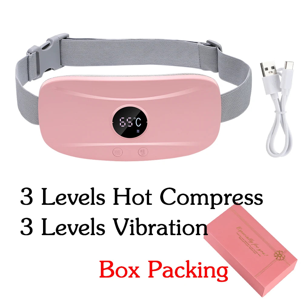 Electric Period Cramp Relief Massager with Heating Pad
