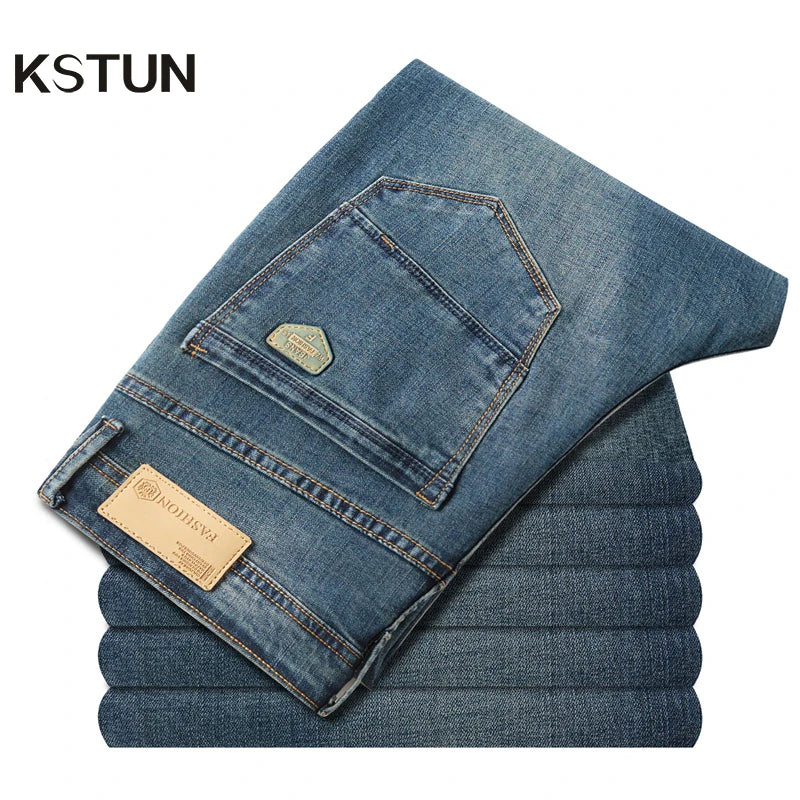 Denim Pants Full Length Trousers Classic Jeans Hombre High Quality Brand