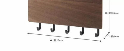 Wall Organizer Hooks Black