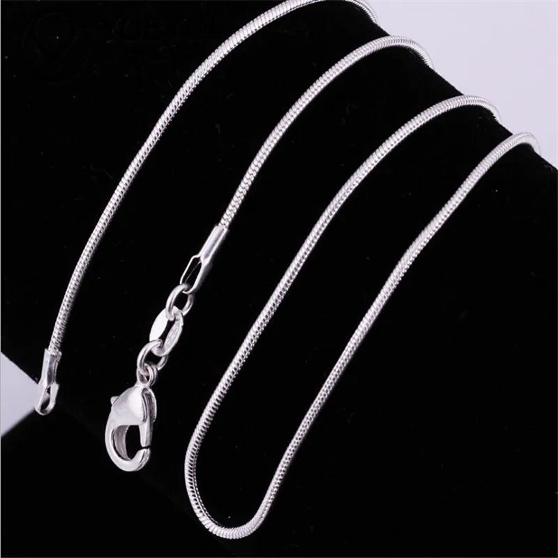 Sterling Silver Chain Fashion Necklace