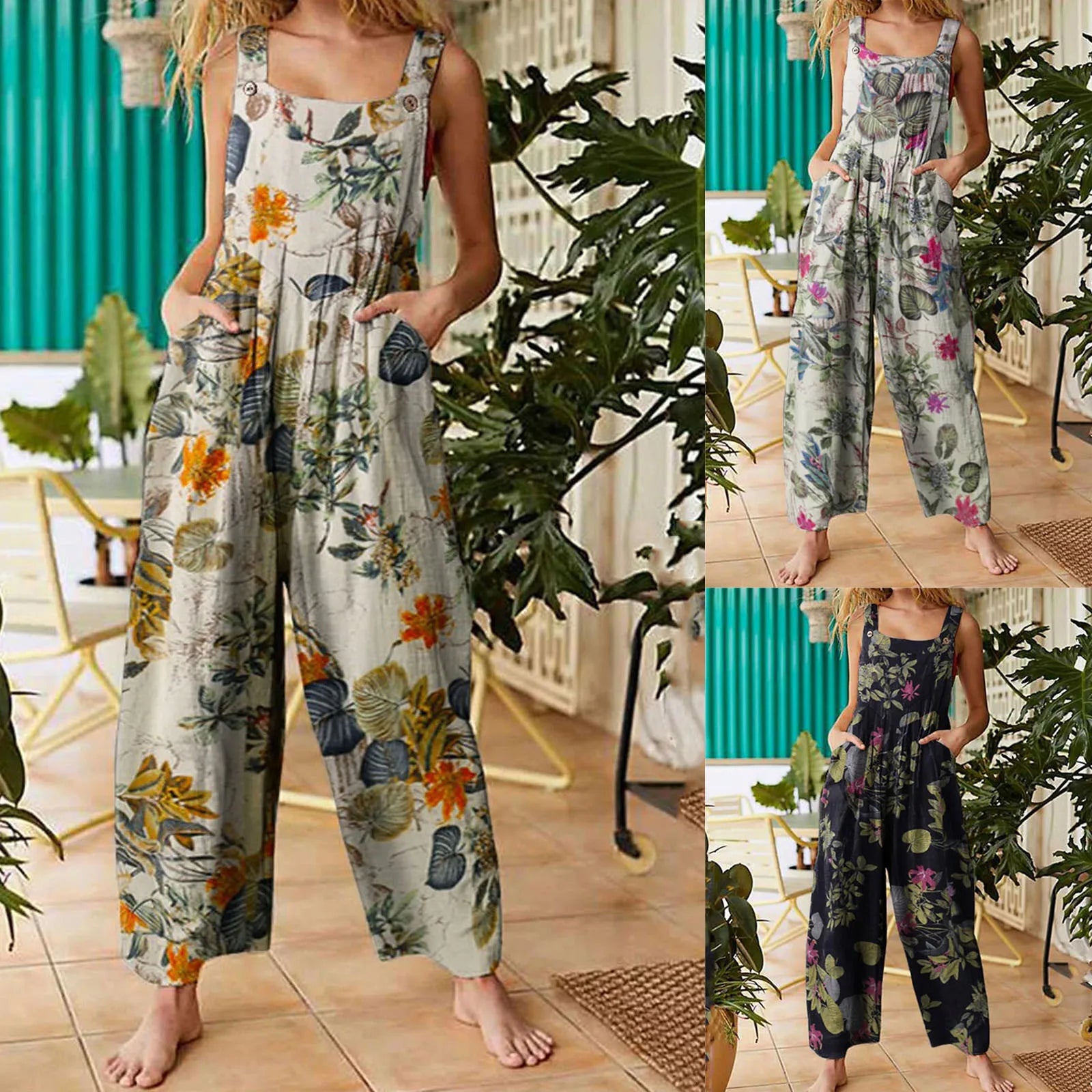 Ethnic Style  Jumpsuits