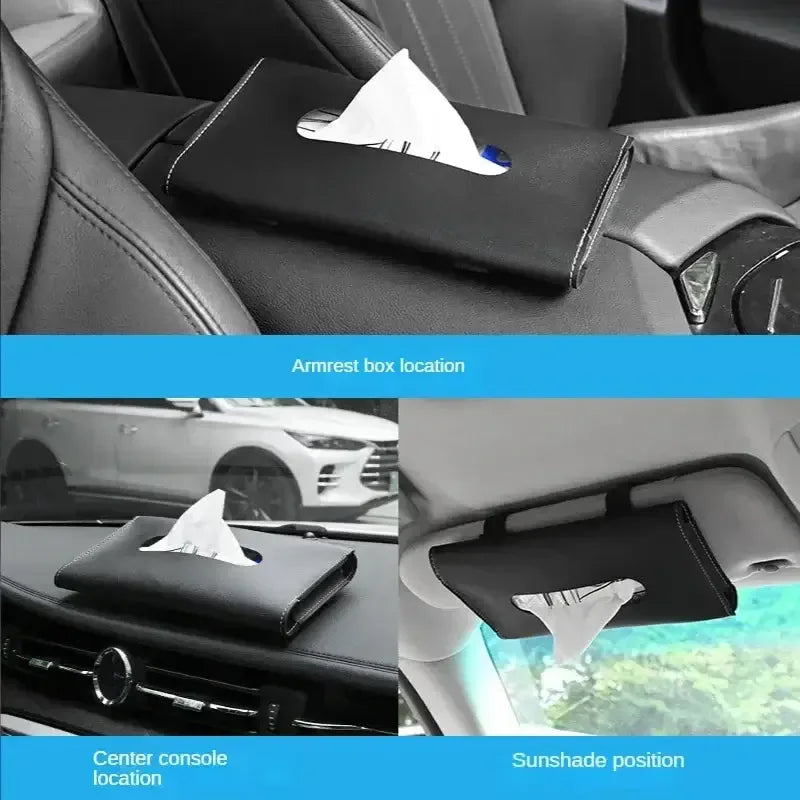 BMW Car Sun Visor Tissue Box Holder 1pc