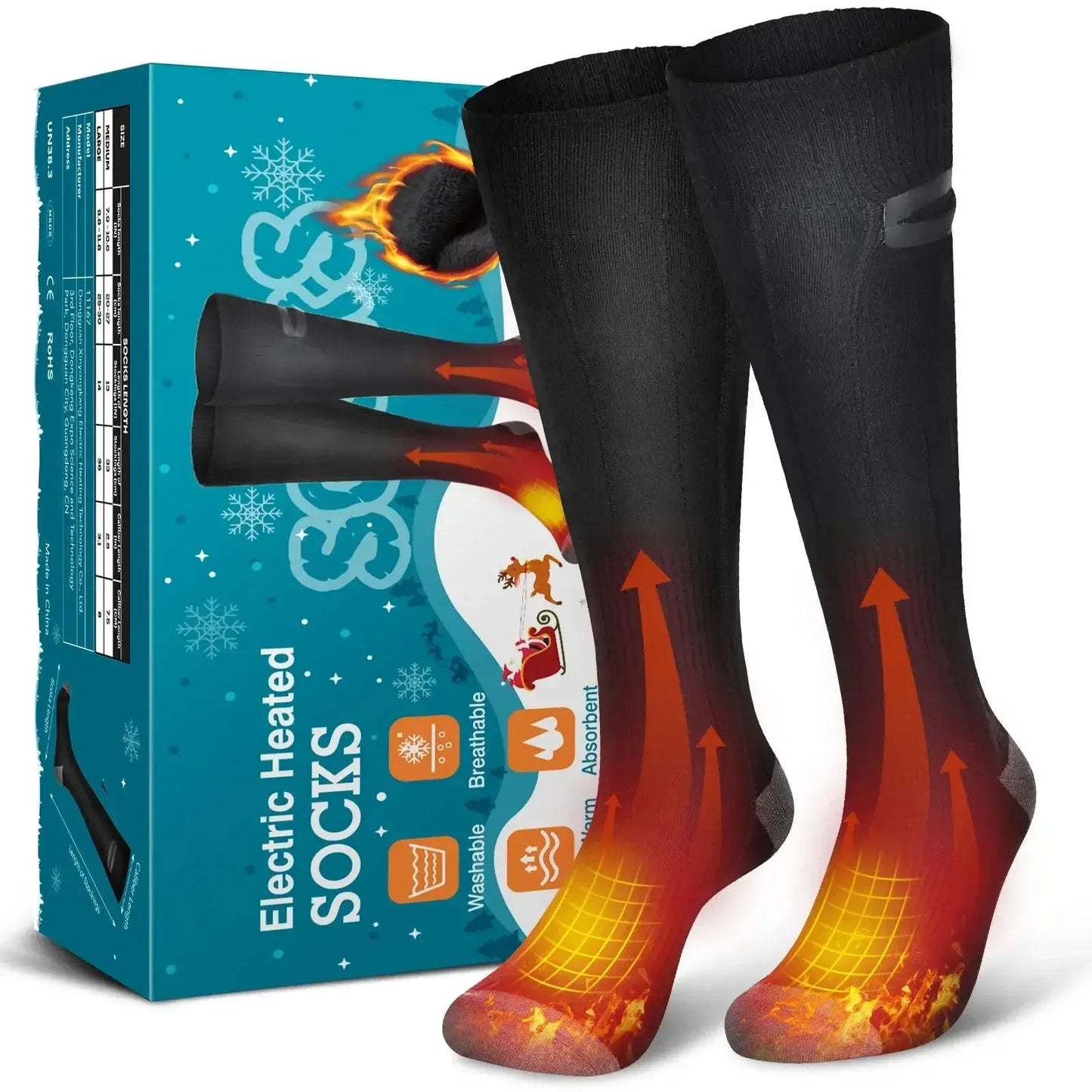 Electric Heated Socks Size M / United States