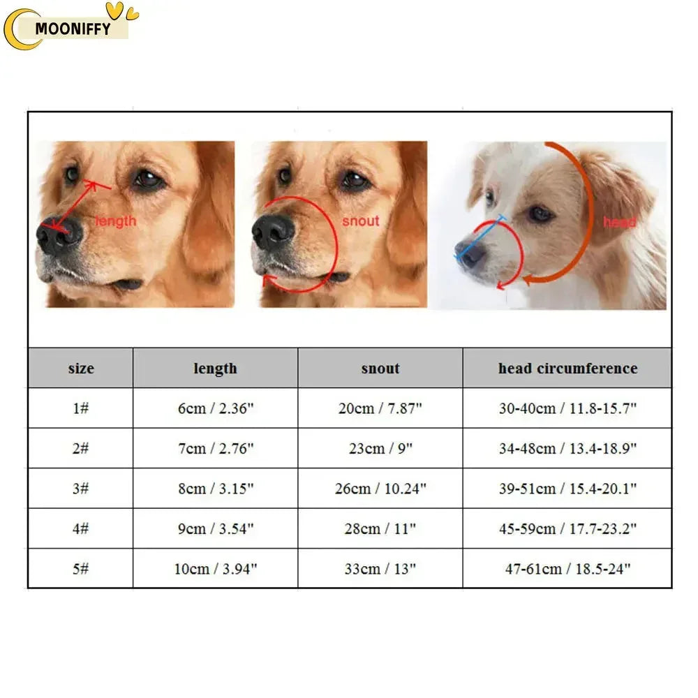 Soft Silicone Pet Muzzle Breathable Basket black / SIZE 1