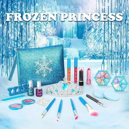 Frozen Princess Kids Makeup Kit – Washable Real Makeup Set for Girls United States