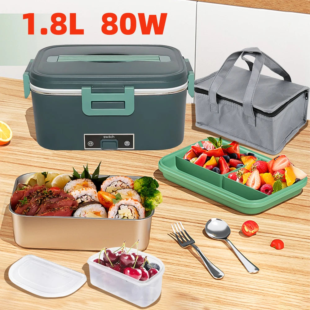 Portable Stainless Steel Liner Bento Lunchbox  Food Warmer