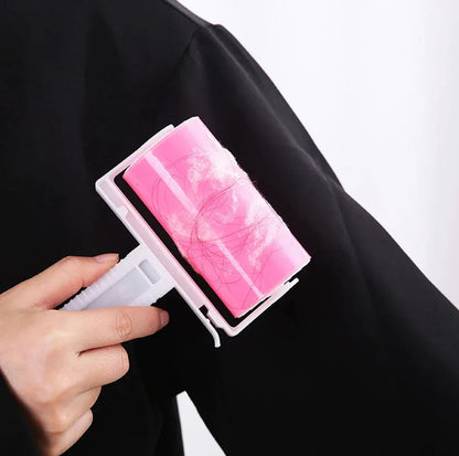 Sticky lint roller Green with cover