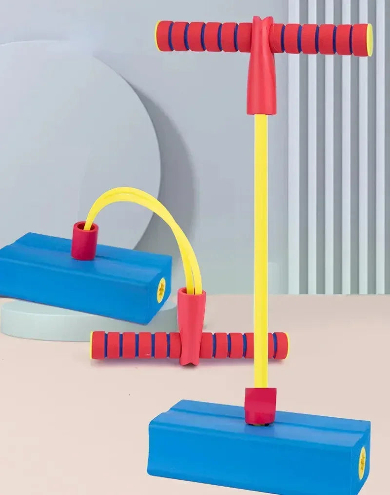 Kids Sports Games Toys Foam Stick Jumper Blue