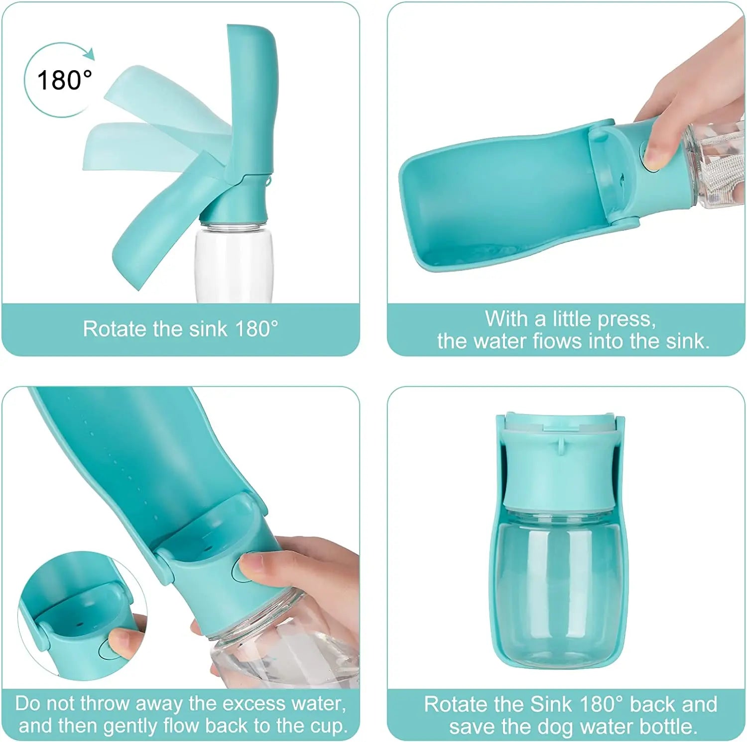 Foldable Pet Water Dispenser