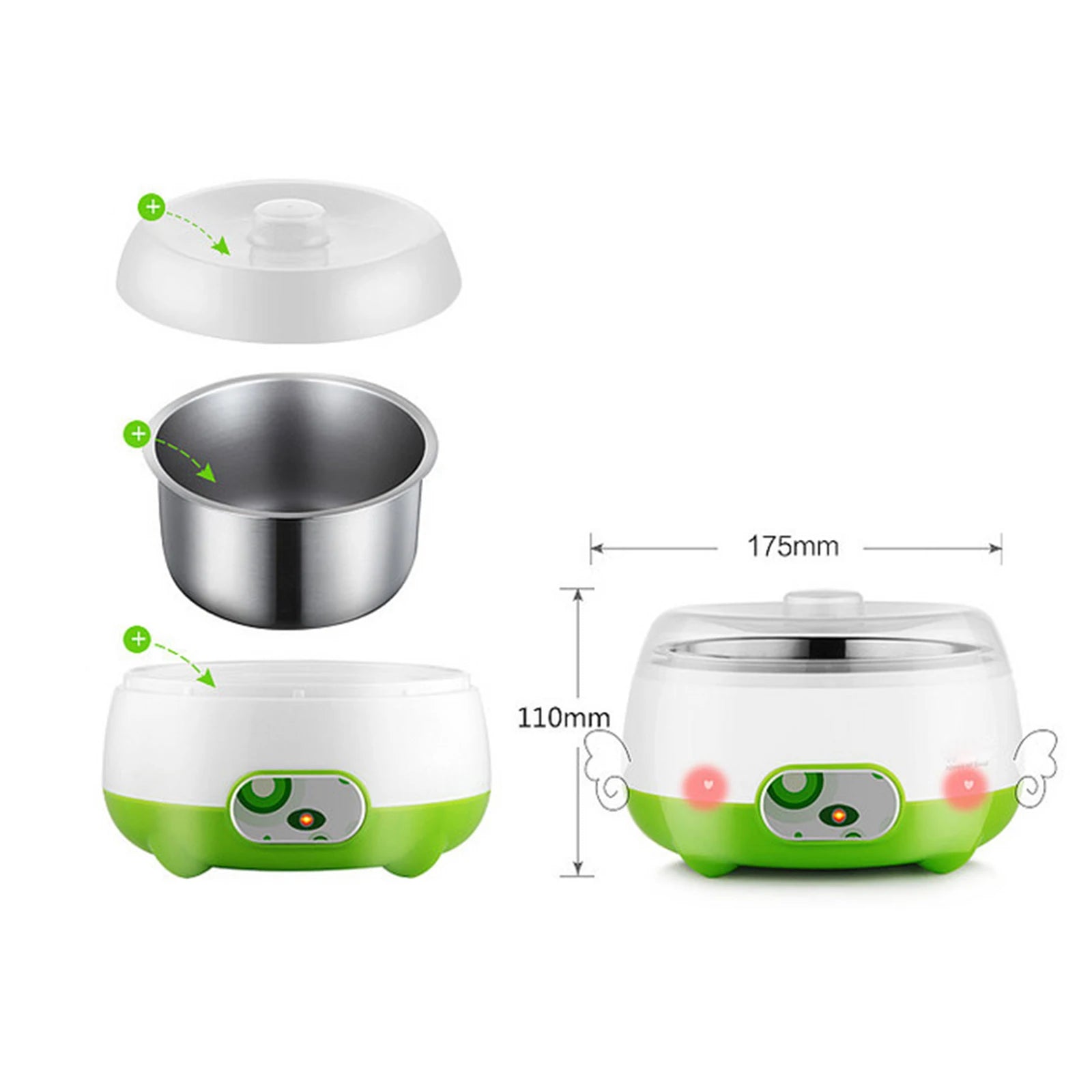 Automatic Yogurt Maker with Stainless Steel Inner Pot