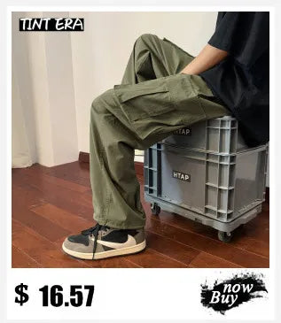 Cargo Vintage Pants For Men Streetwear