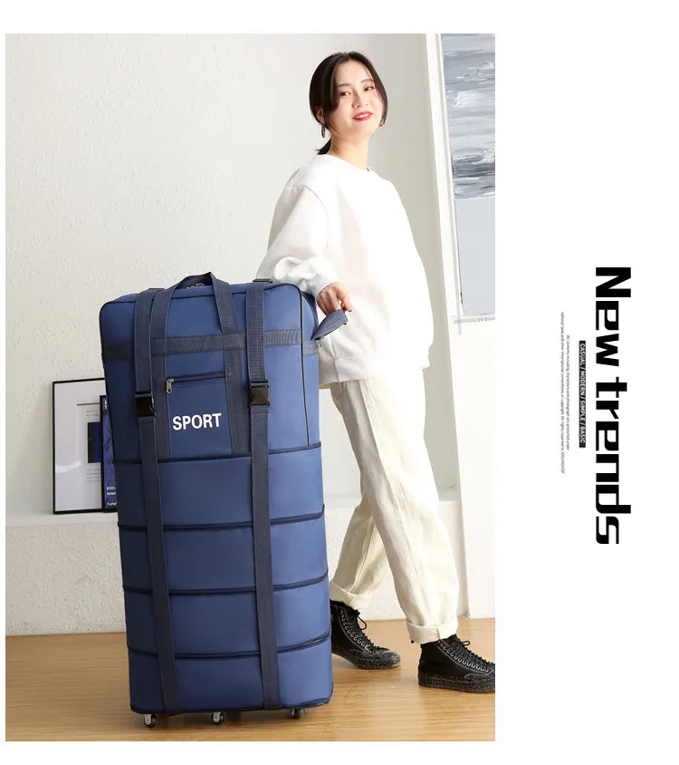 Foldable Luggage Moving Storage Bag Rolling Packing Cubes