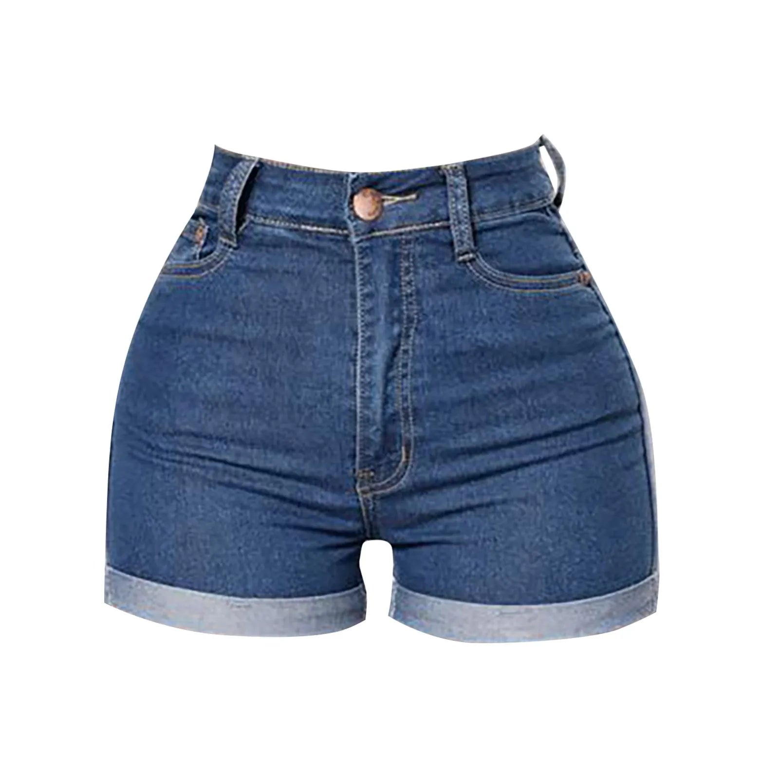 High Waisted Mini Hot Short Jeans