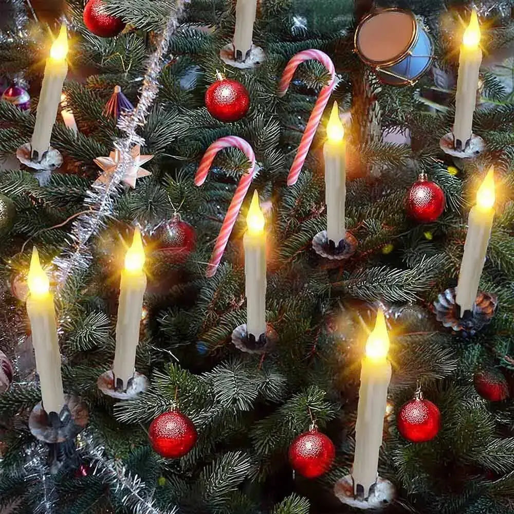 12PCS LED Floating Candles with Remote – Battery Operated